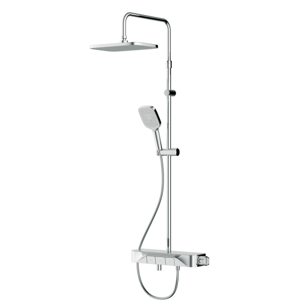 Душевая система с ванно-душевым смесителем-полкой AM.PM Func, F078F700