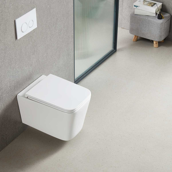 Унитаз подвесной Vincea Tornado Q-Line VT1-12T безободковый, цвет белый, soft-close сиденье