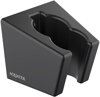 Держатель ручного душа Aquatek AQ2402MB Черный матовый