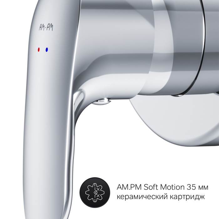 Смеситель AM.PM Like F8085000 для ванной с душем