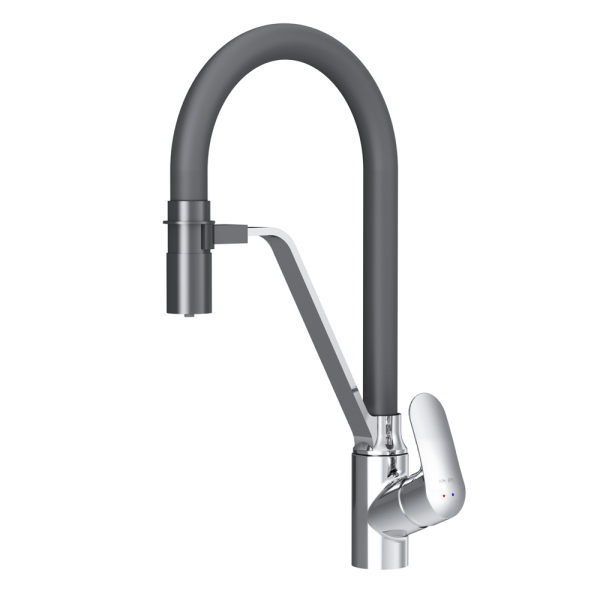 Смеситель для кухни с каналом для питьевой воды и гибким изливом AM.PM Like, F8007802