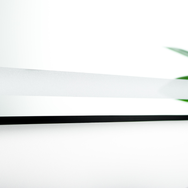 Зеркало FIXSEN с подсветкой LED прямоугольное 100х80 см черное (FX-2100B)