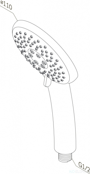 Душевая лейка AM.PM Like F0280000