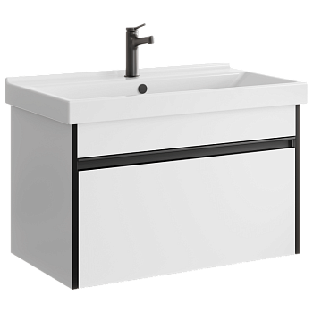 Подвесная тумба без раковины AQWELLA 80 см, URB0108W