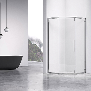 Душевой уголок Vincea Show VSP1-4SH100CL, 1000*1000, хром, стекло прозрачное