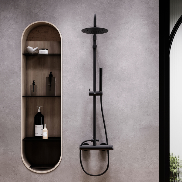 Душевая система с душевым смесителем Damixa Scandinavian Pure, 936710300