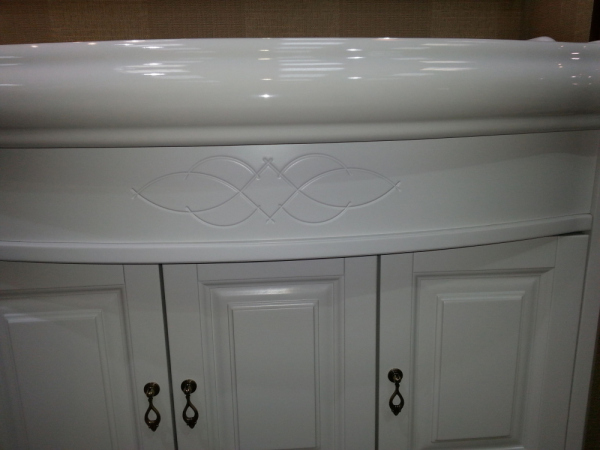 Тумба с раковиной Opadiris Лоренцо 100 белая матовая