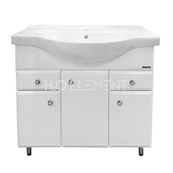 Тумба-умывальник Comforty "Сочи-85" белый с раковиной Comforty Т-9385