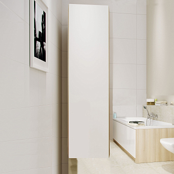 Шкаф-пенал Cersanit Smart ясень, белый