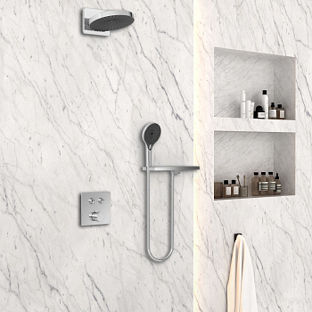 Душевой комплект Vincea VSFW-4I211RCH встраиваемый, двухрежимный, хром