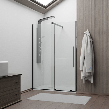 Душевая дверь RGW TO-18B, 41071812-14, Чёрный, 120*195