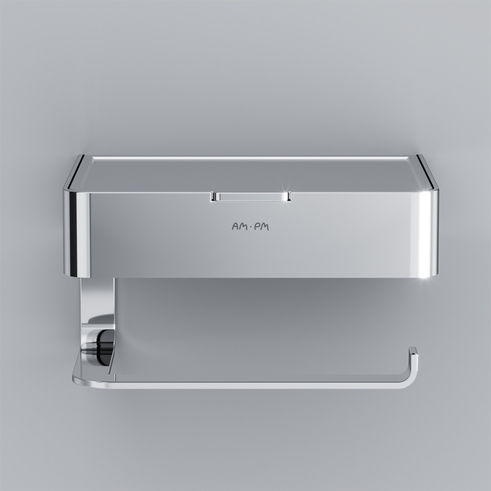 Держатель туалетной бумаги AM.PM Inspire V2.0 A50A341500 с полочкой для телефона и контейнером