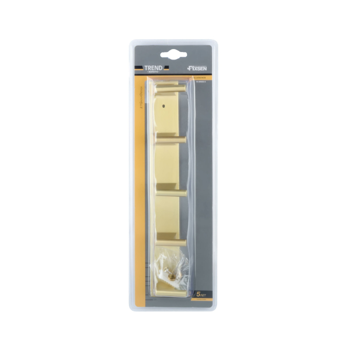 Планка FIXSEN TREND GOLD 5 крючков (FX-99005-5)