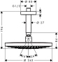 Верхний душ Hansgrohe Raindance Select S 240 2jet 26467000