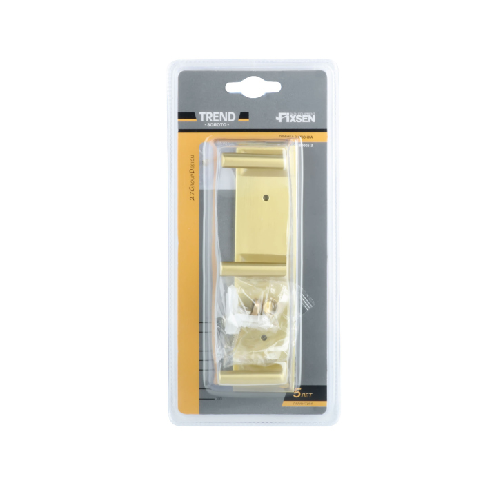 Планка FIXSEN TREND GOLD 3 крючка (FX-99005-3)