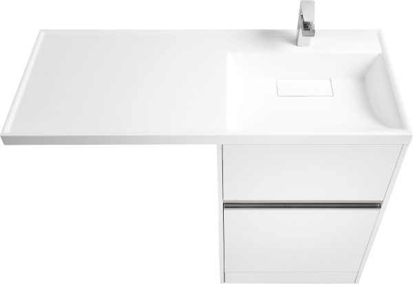 Тумба с раковиной Акватон Лондри 60 R, под стиральную машину