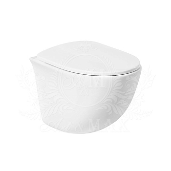 Чаша для подвесного, безободкового унитаза ART&MAX PESCARA AM016CHR