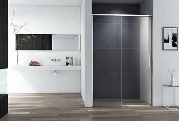 DUET SOFT-M-BF-1-150-C-Cr Душевая дверь с доводчиками