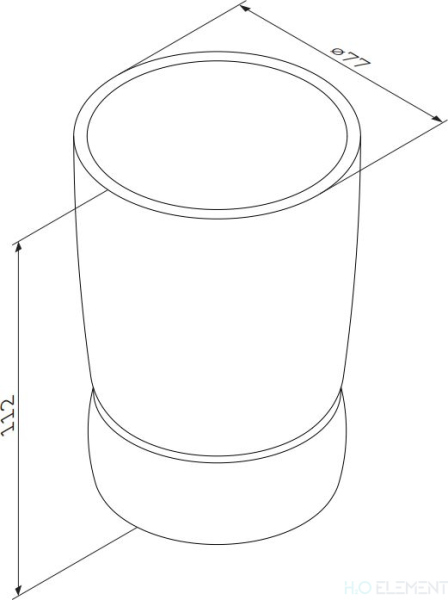 Стакан AM.PM Sensation A3031300