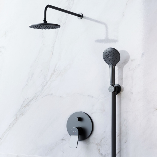 Душевая система AM.PM X-Joy FB85A1RH02 Черная