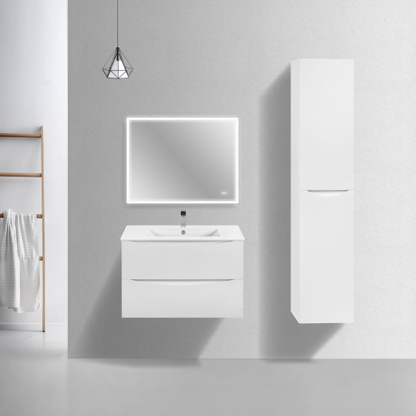 Тумба без раковины Vincea Mia Slim 800 подвесная, G.White, VMC-2MC800S1GW