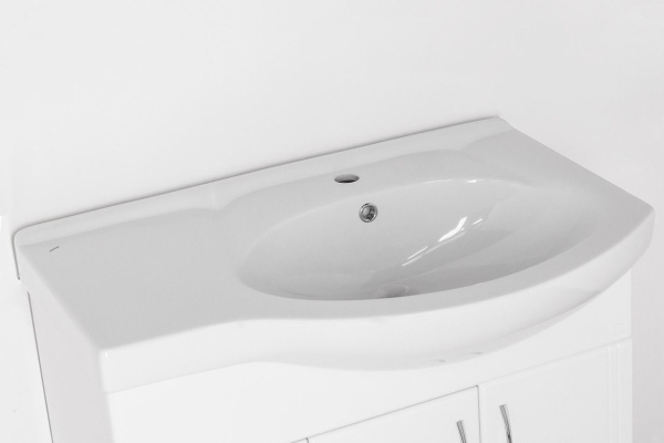 Тумба для комплекта Style Line Эко Стандарт №25 82 белая, левая