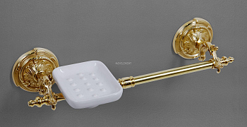 Полотенцедержатель ART&MAX BAROCCO AM-2057P-Do-Ant, Античное золото