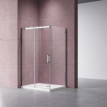 Душевой уголок Vincea Dice VSR-4D8016CL, 1600*800, хром, стекло прозрачное