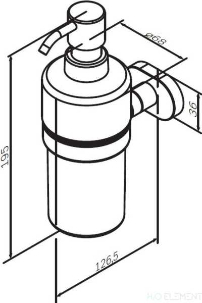 Дозатор AM.PM Sense L A7436900