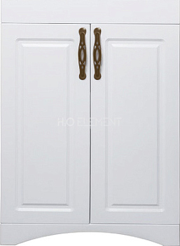 Тумба для комплекта Style Line Даллас классик 120 Люкс Plus напольная, белая