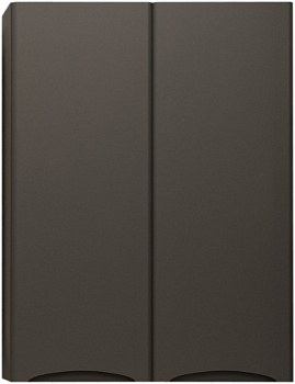 Подвесной шкаф Style Line "Бергамо мини 600" Люкс антискрейтч черный, PLUS, СС-00002359