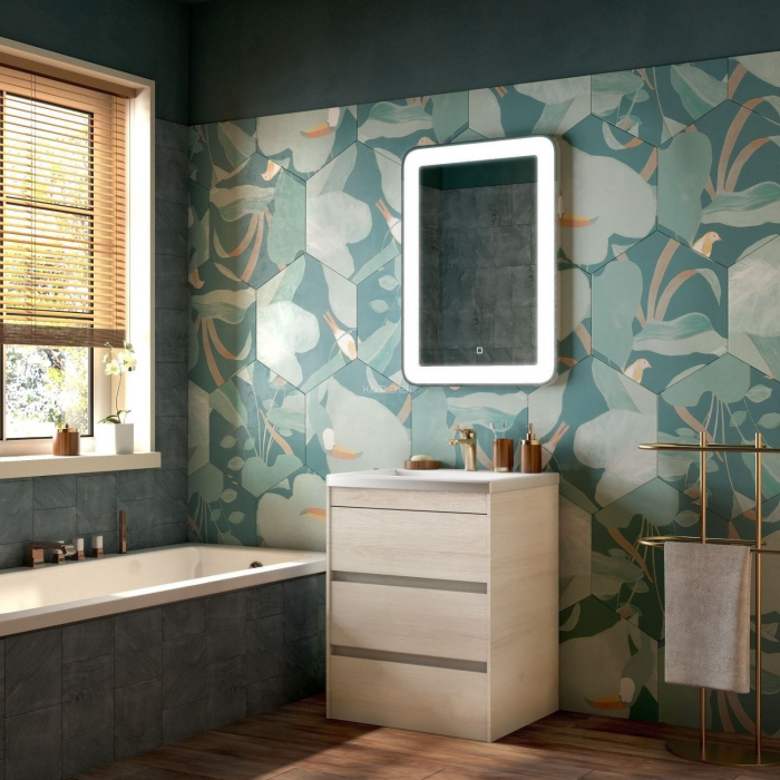 Тумба под раковину ART&MAX FAMILY, FAMILY-580-3C-PIA-PB