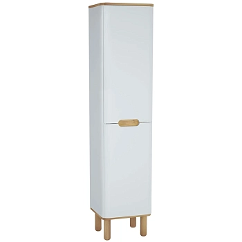 Sento высокий шкафчик, с корзиной для белья, с ножками, 40 см