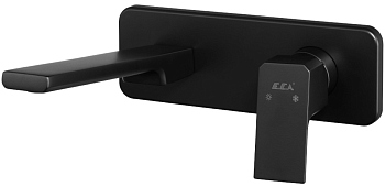 102167605C1EX-K TIERA смеситель для раковины настенный (внешняя часть) матовый черный