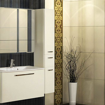 Шкаф-пенал Акватон Валенсия (1A123803VAG3R) правосторонний, белый