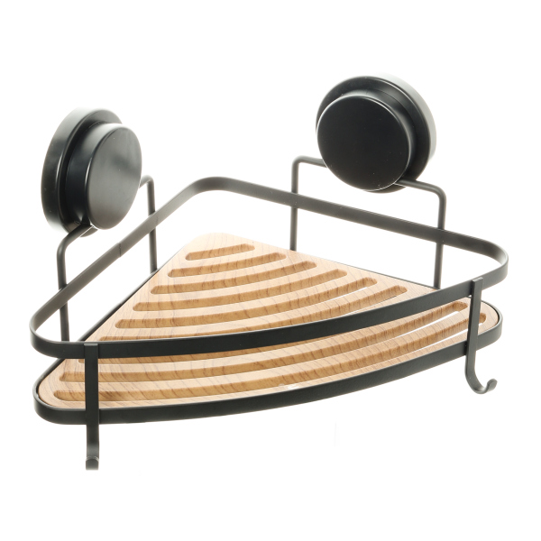 Полка Fixsen угловая одноэтажная черная Magic (FX-920B-1)