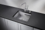 Кухонная мойка GRANULA Kitchen Space (5501U, АЛЮМИНИУМ)