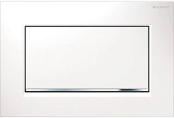 Кнопка смыва Geberit Sigma 30 115.893.KJ.1 белая / хром