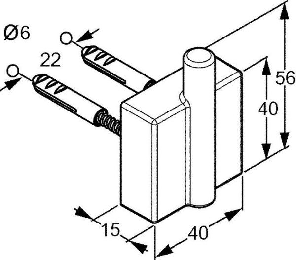 Крючок Kludi A-XES 4898405