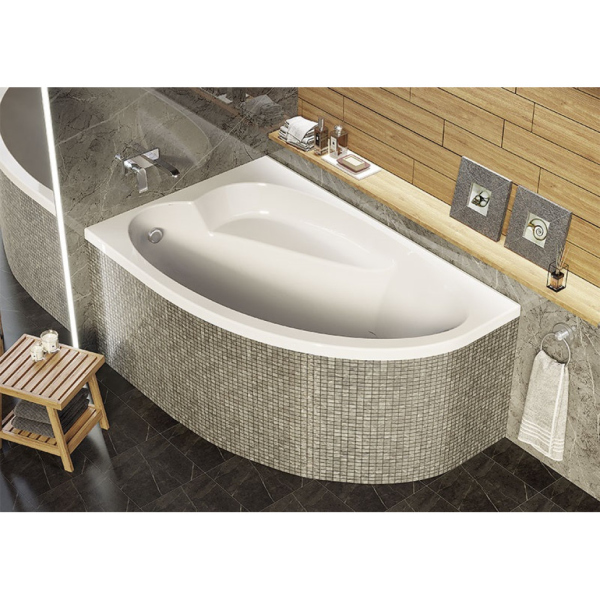 Ванна Alex Baitler NERO левая 150*95