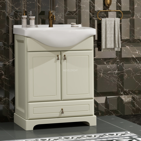 Тумба для комплекта Opadiris Клио 65 напольная, слоновая кость