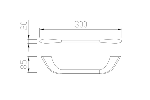 Полотенцедержатель ABBER Nord AA1551SP сатин