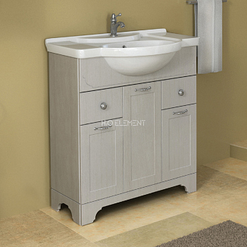 Тумба Dreja.eco Antia 75, капучино, 2 ящ, 3 дв, 99.0403