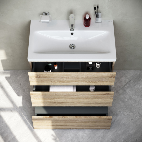 Тумба без раковины напольная AM.PM Gem S, M91FSX0752OF