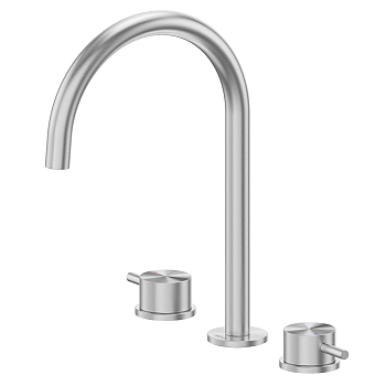 Смеситель ABBER Wasser Kreis 316 AF8108BST-M для раковины, сталь брашированная