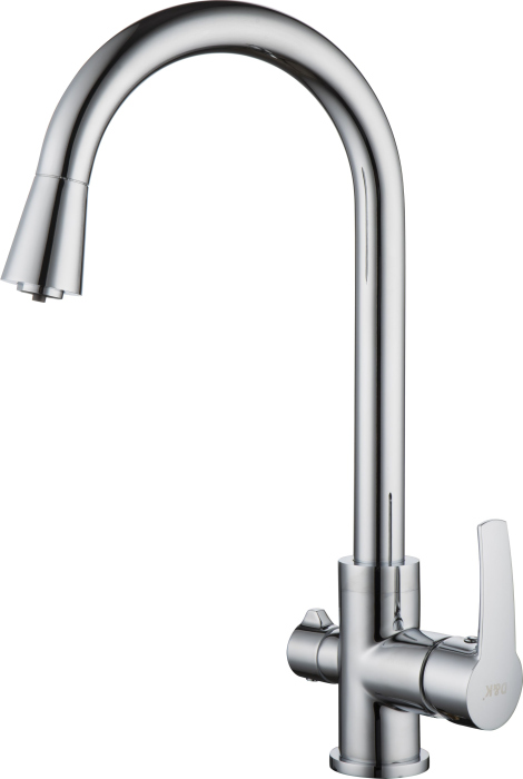 Смеситель для кухни D&K Rhein.Valerius (DA1361601) с подключением к фильтру Хром