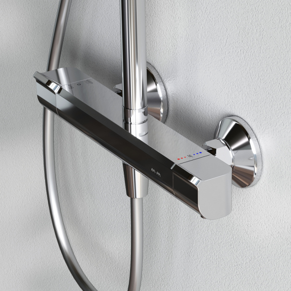 Душевая система с термостатом AM.PM Func, F078F400