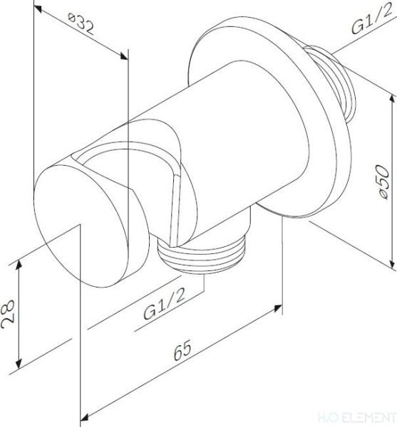 Шланговое подключение AM.PM F0602100