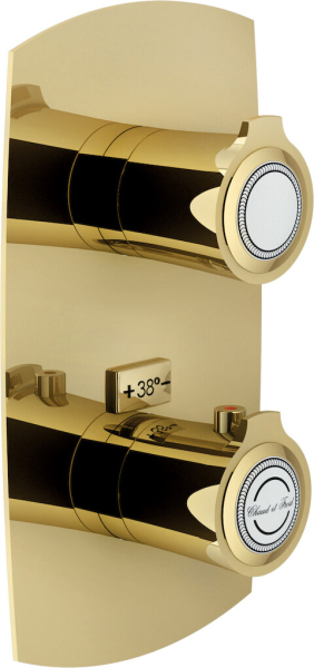 SI98102GDP SOFI термостатический смеситель для ванны (внешняя часть), золото
