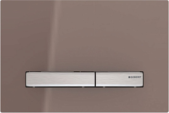 Кнопка смыва Geberit Sigma 50 115.788.SQ.2 темно-коричневое стекло